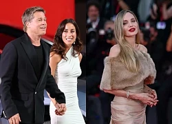 Brad Pitt fell in love with his girlfriend on the red carpet, with Angelina Jolie alone