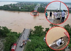 Bridge collapse in Phu Tho: 17 years old, 1 person escaped by being stuck in the soil