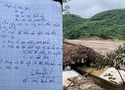 Crossing the forest, holding a handwritten letter from the Secretary reporting flash floods, people recount terrifying moments