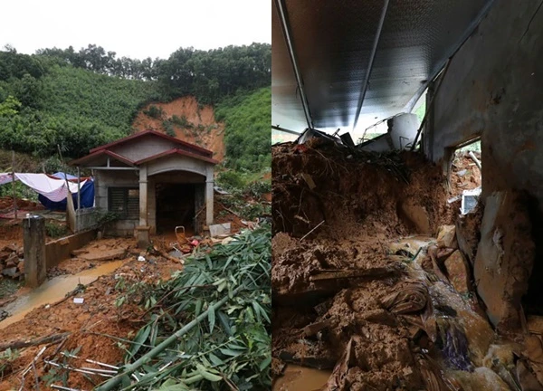 Yen Bai: Landslide at dawn made the family of a kindergarten teacher not survive