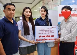 Cinderella - Hat De "follows in the footsteps" of Quyen Linh's father, contributing 200 million to support people in flood-hit areas