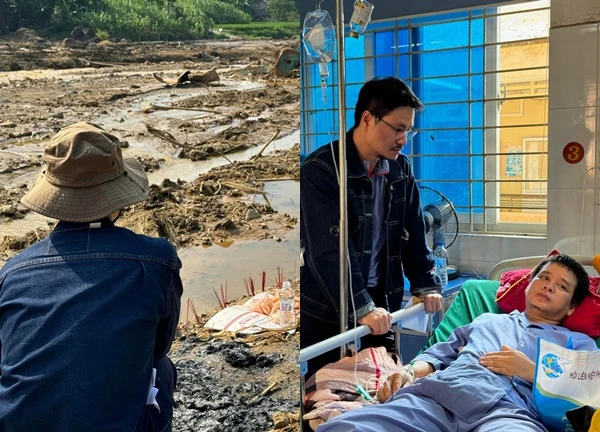 Nam nghệ sĩ có mặt ở Làng Nủ, xót xa khi nghe thầy cô nói "lớp tôi cả nhà cái A mất hết rồi"