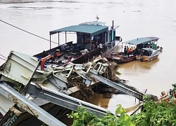 Phong Chau Bridge Collapse: Tractor Trailer Driver Found Trapped in Cabin