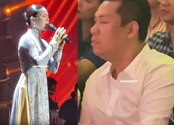 Le Quyen sang for charity, the giant's ex-husband sat under the nap, interacting awkwardly