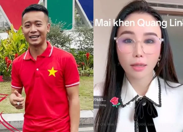 Quang Linh Vlogs được "Sếp em Mailisa" ngưỡng mộ, khen tới tấp trên livestream