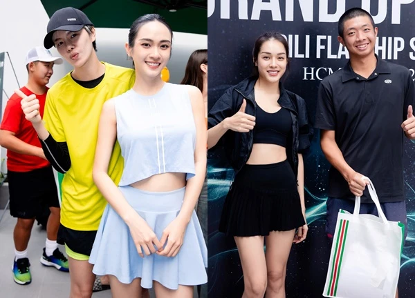 2 sao nữ bị tóm cảnh thân mật, 1 Á hậu Việt lộ nhan sắc thật bên "thần đồng pickleball" Quang Dương
