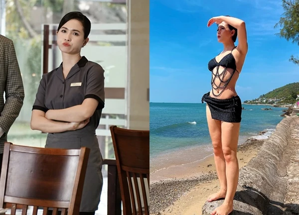 Vóc dáng nóng bỏng của nữ chủ tịch phim "Mẹ lao công học yêu"