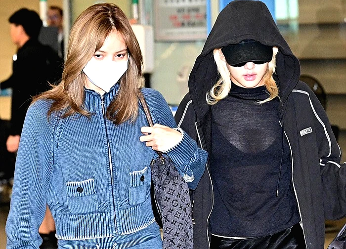 Rosé and Lisa return to South Korea after being "ignored" at Paris Fashion Week