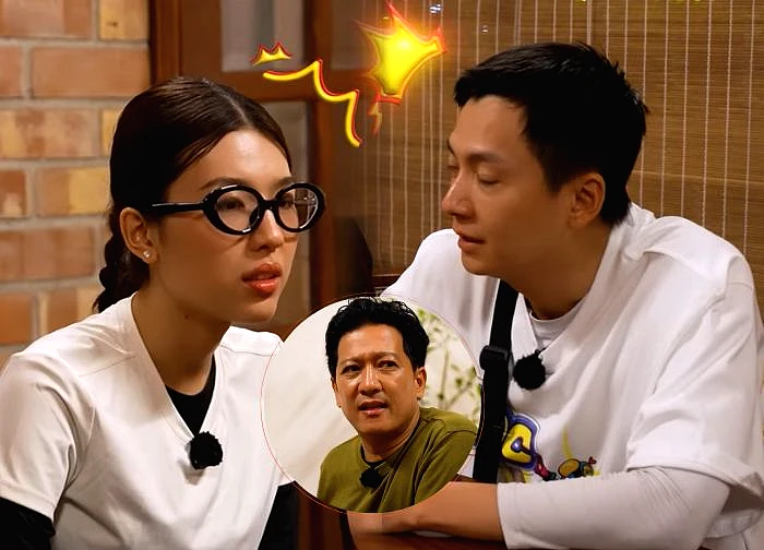 1 Em Xinh was rude to Ngo Kien Huy, argued with a fan, and was shocked by Truong Giang's words