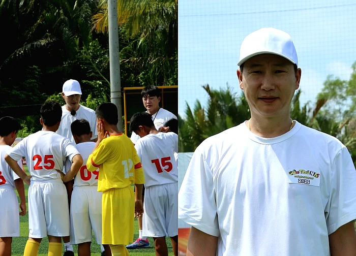 HLV Kim Sang Sik dốc hết sức cho cầu thủ nhí VN, nói về trận đấu với Thái Lan