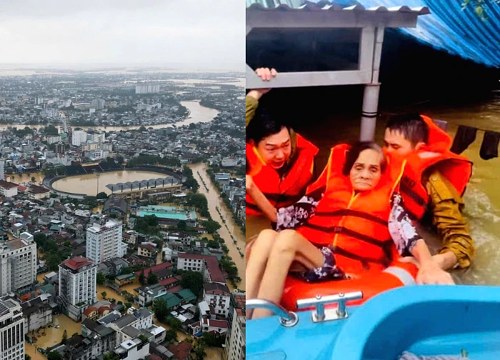 Horrific floods in Hue: Heavy flooding, people face life-threatening danger