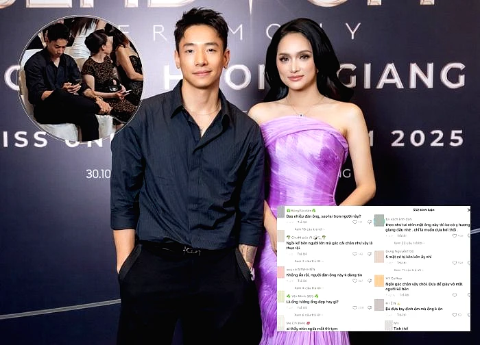 Huong Giang's boyfriend was criticized for being disrespectful to his girlfriend's mother and having an arrogant attitude. Netizens criticized him!