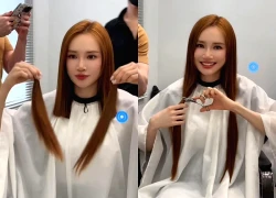 Nha Phuong does good deeds, donates hair to cancer patients, is criticized for showing off