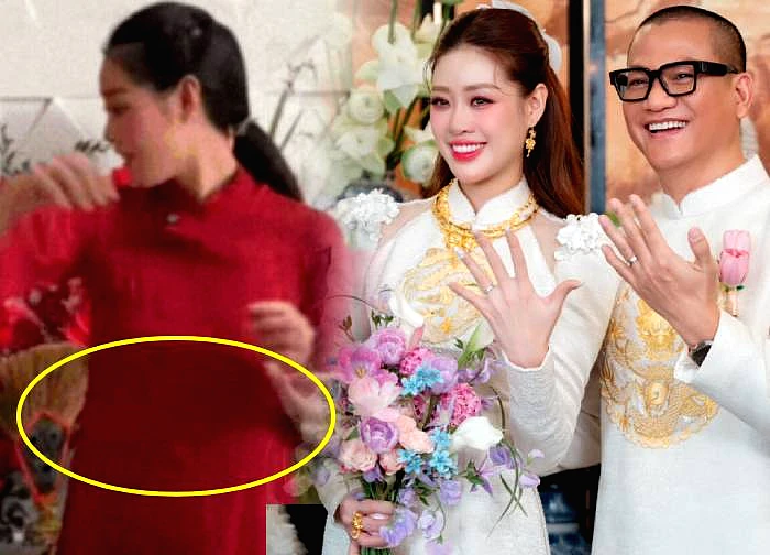 Suspected that Khanh Van is pregnant with her first child, a series of incontrovertible signs
