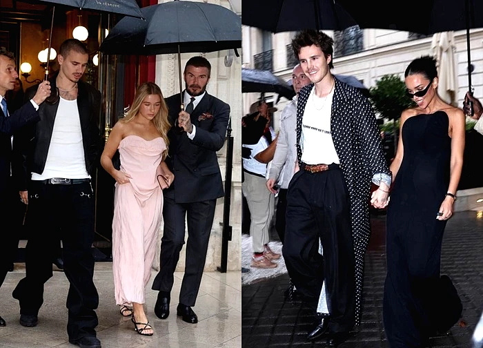 Nhà Beckham kéo nhau đi "trẩy hội" Paris Fashion Week, vợ chồng con cả bất hiếu bị gạt bỏ ê chề