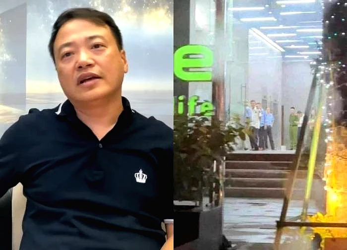 The police appeared at the Shark Binh company building, a mysterious figure was taken away?