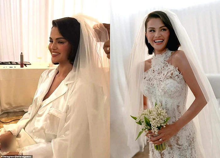 Đám cưới Selena Gomez lộ vật thể đáng ngờ phải giấu vội khi bị quay đến