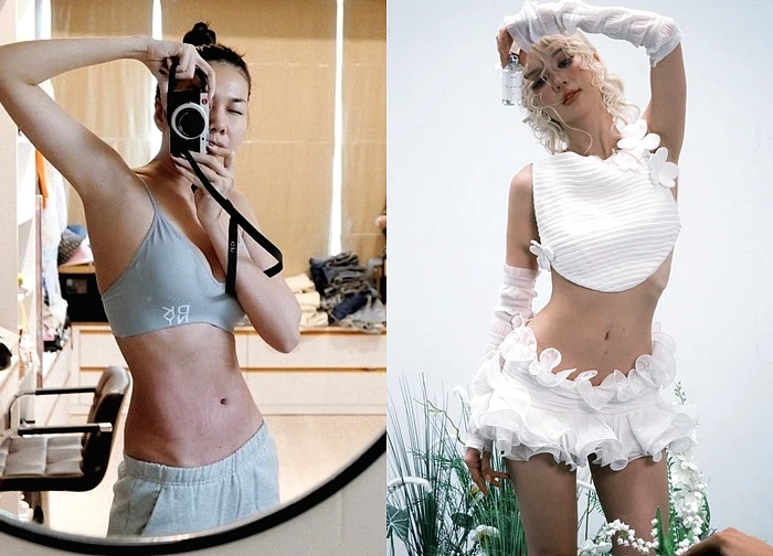 5 vòng eo bé "siêu thực" của Vbiz: Không phải Ngọc Trinh mà trùm cuối là "chị đại" U45!