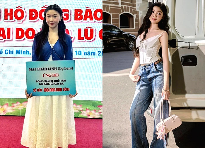 Con gái MC Quyền Linh mặc gì đi từ thiện mà gây bàn tán?