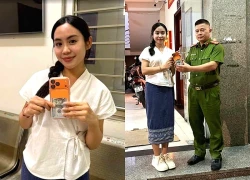 Công an trao trả iPhone 17 Pro Max cho hot girl Lào bị móc trộm
