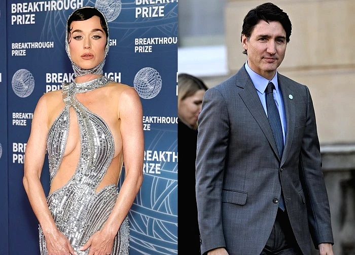 Katy Perry hôn cựu Thủ tướng Canada đắm đuối trên du thuyền