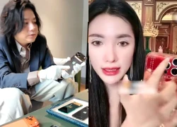 Khoa Pug khoe IP 17 độc quyền dát vàng 300 triệu, Ngân Collagen muối mặt