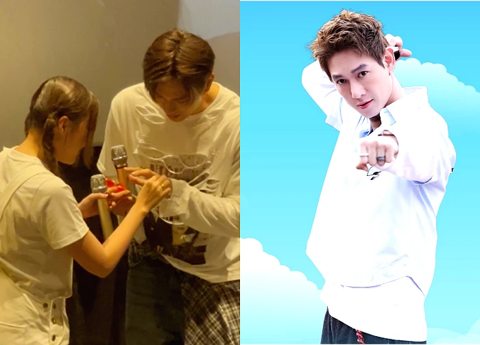 Tran Thanh's sister was proposed to by a beautiful man on cinetour, fans immediately shouted Song Luan's name!