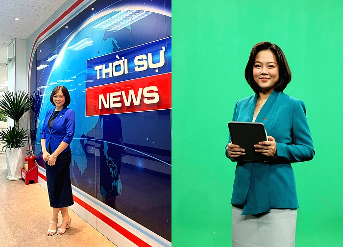 Female TV host speaks English like the wind, was "recruited directly" to VTV, her past is surprising