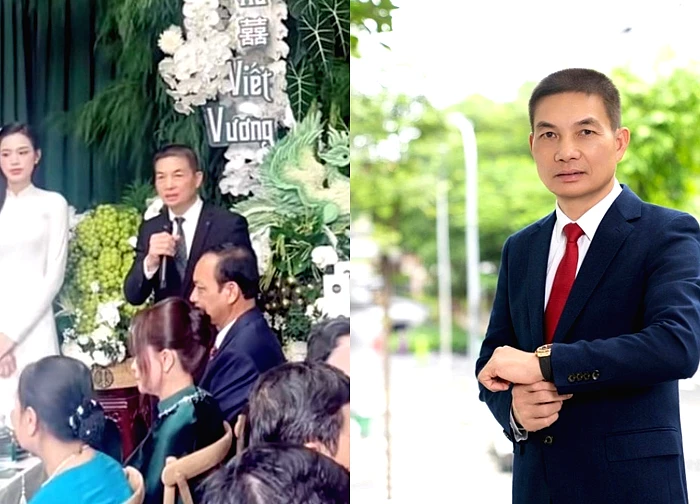 Chủ tịch tập đoàn Sơn Hải và phu nhân gây sốt