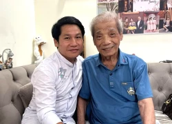 Trọng Tấn đến thăm NSND Trần Hiếu, hé lộ sức khoẻ nam nghệ sĩ sau cấp cứu