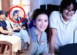 Cong Ninh did something special for Ngoc Trinh at the 49th day ceremony, hearing it made me cry