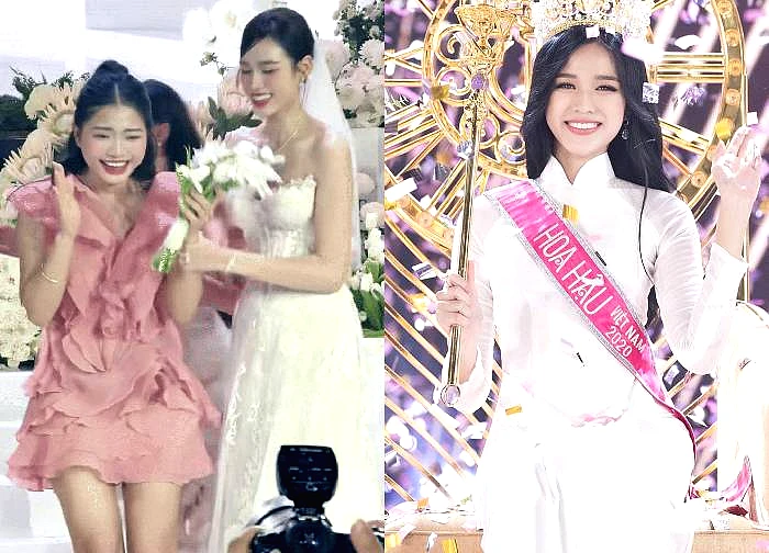 The girl caught Do Ha's wedding bouquet, shocked by her impressive background.