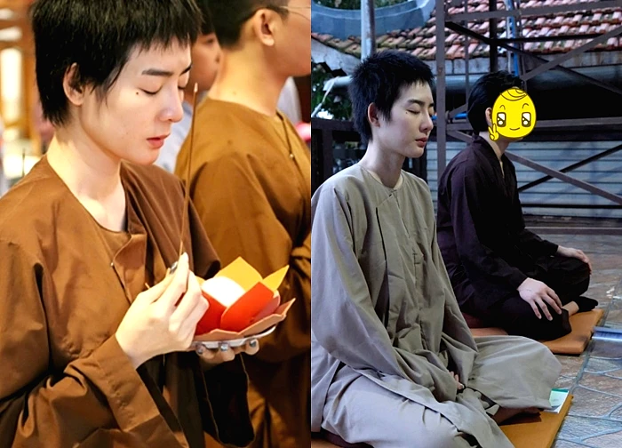 Kim Nhã BB&BG xuống tóc, mặc áo nâu sòng gây bất ngờ