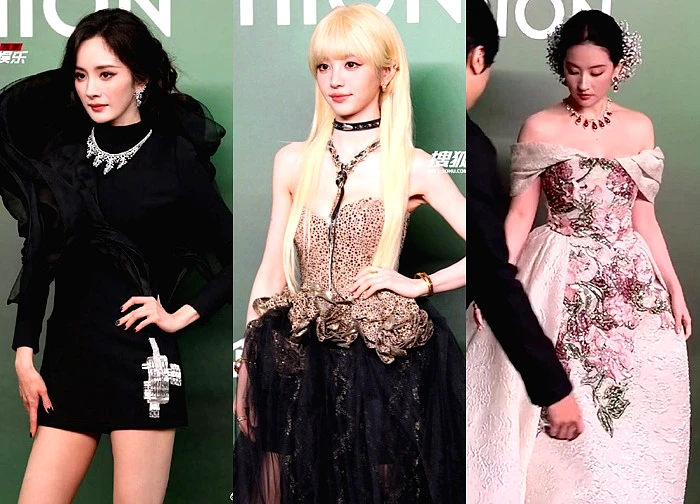 Siêu thảm đỏ "đáng sợ" nhất Cbiz: "Tiên hoa" Lưu Diệc Phi gầy khó tin vẫn không cứu nổi rừng sao "xấu đau xấu đớn"