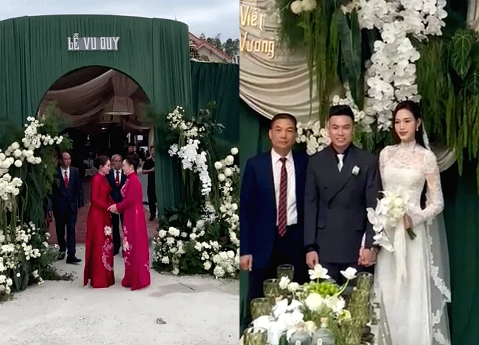 Vì sao phu nhân Tập đoàn Sơn Hải vội vã ra về khi đám cưới Đỗ Hà - Viết Vương bắt đầu?