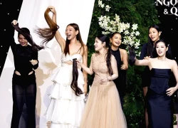 Dàn hoa hậu nhảy múa ở lễ cưới Á hậu Quỳnh Châu và chồng CEO