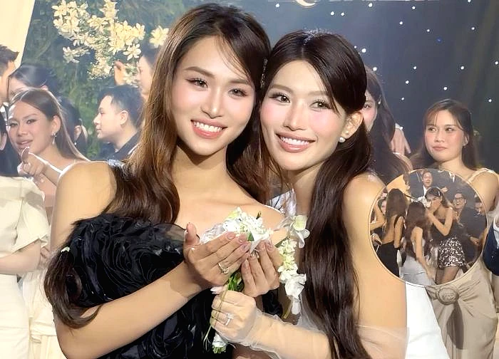 Transgender beauty caught Quynh Chau's wedding bouquet, her beauty caused a stir, her profile was revealed!