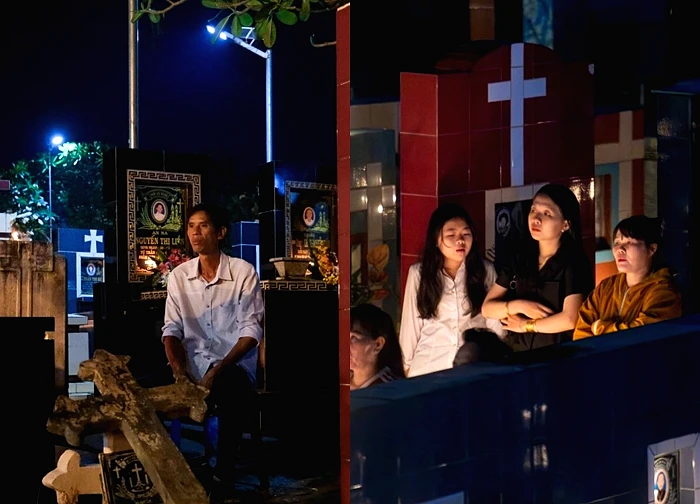 Xóm đạo Tha La rực sáng trong lời kinh và ánh nến cầu hồn