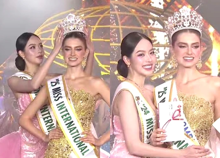 Thanh Thuy's strange attitude at MI 2025, disastrous outfit criticized before G-hour