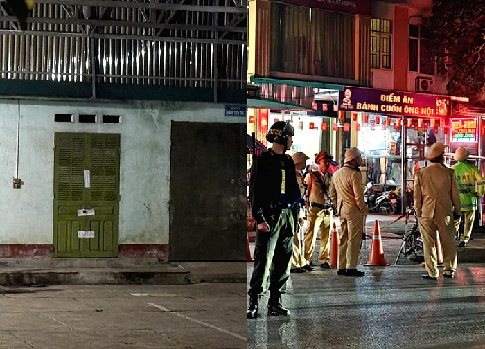 Market Management Station No. 4 Lang Son "urgently" blocked off, curious people surrounded, traffic jam