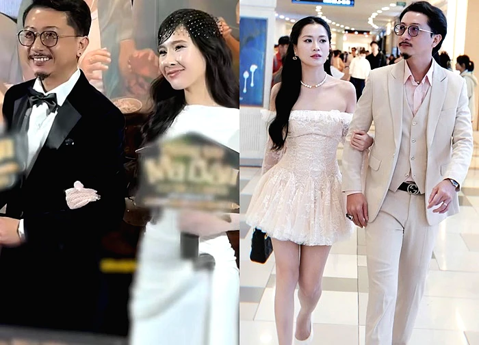 Tranh cãi chồng Lâm Vỹ Dạ để gái lạ khoác tay trên thảm đỏ