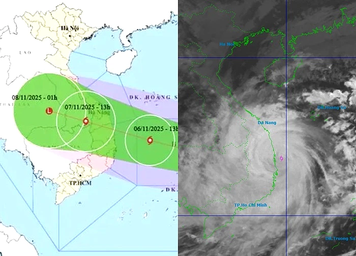 Bão Kalmaegi đi nhanh, đổ bộ Đà Nẵng - Khánh Hòa từ 18 giờ hôm nay