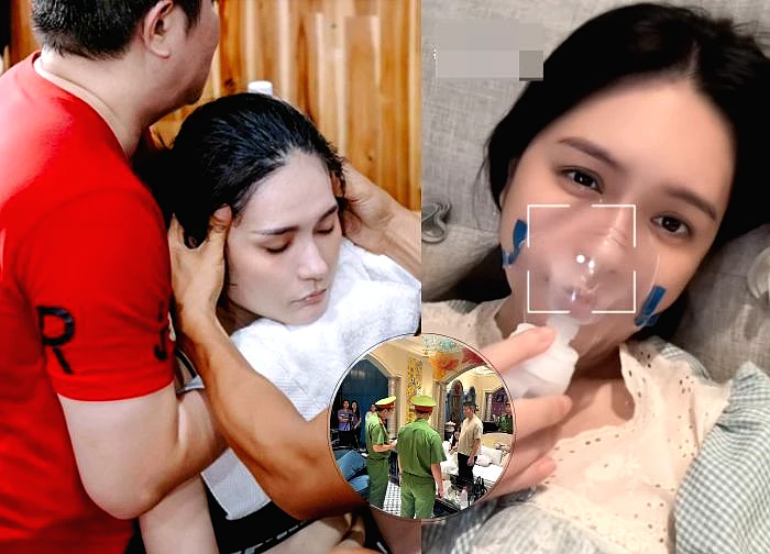 Đoàn Di Băng 'ăn vạ', ngất xỉu, nhập viện thở oxy khi chồng bị bắt, CĐM xót xa!