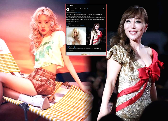 Rosé was praised as the first Kpop idol to be nominated for a GRAMMY, netizens divided into factions!