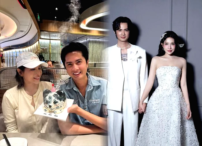 Huynh Phuong celebrates his birthday, publicly declares his love for Kha Nhu, reveals hints of an upcoming wedding?