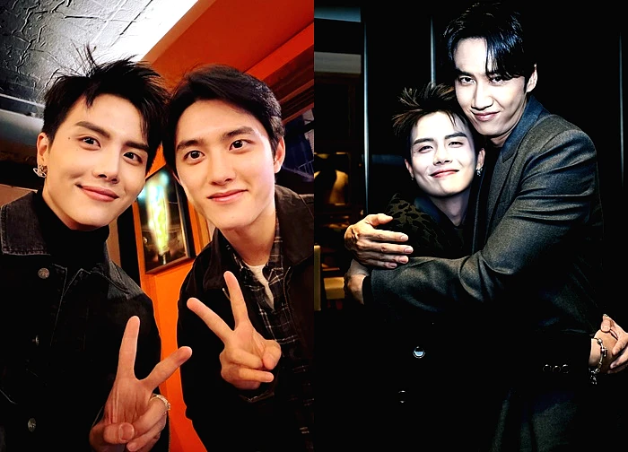 Sao nam Vbiz này quá xịn: Được Lee Kwang Soo ôm chằm, hết gặp Kim Woo Bin rồi ăn tối với thành viên EXO