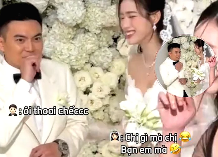 Young master Viet Vuong was 'interacted' with Do Ha, his attitude was panicked, netizens laughed out loud!