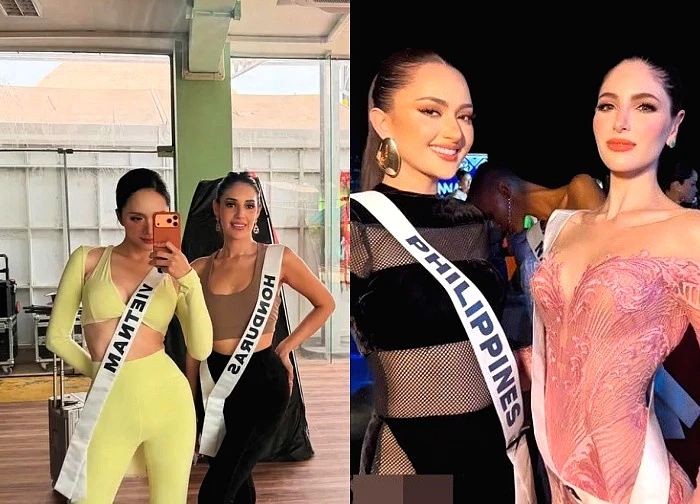 Miss Universe candidate revealed a conversation mocking Huong Giang, saying shocking words?