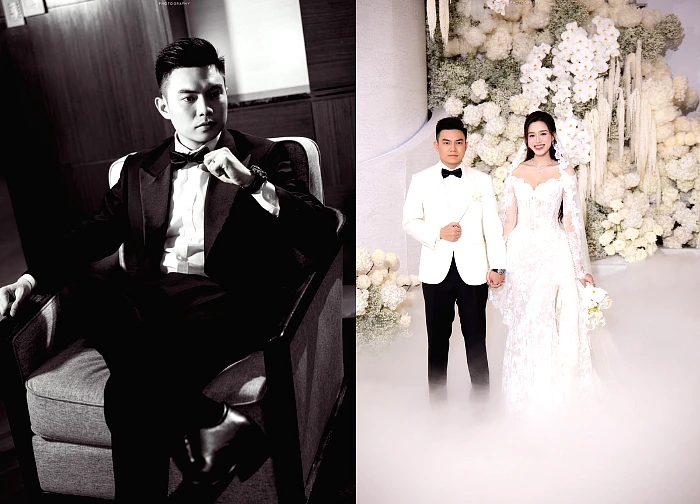 Writing a 24-second clip, Vuong revealed his affection for Do Ha, making people "melt"