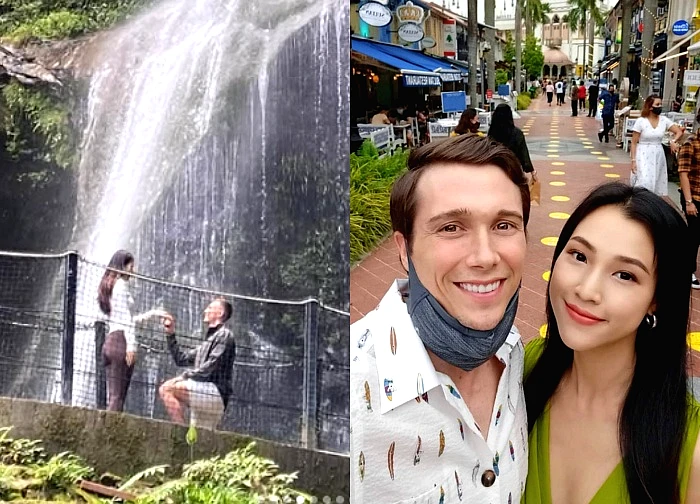 Chồng cũ Hoàng Oanh có người mới sau 3 năm ly hôn, quỳ gối cầu hôn lãng mạn